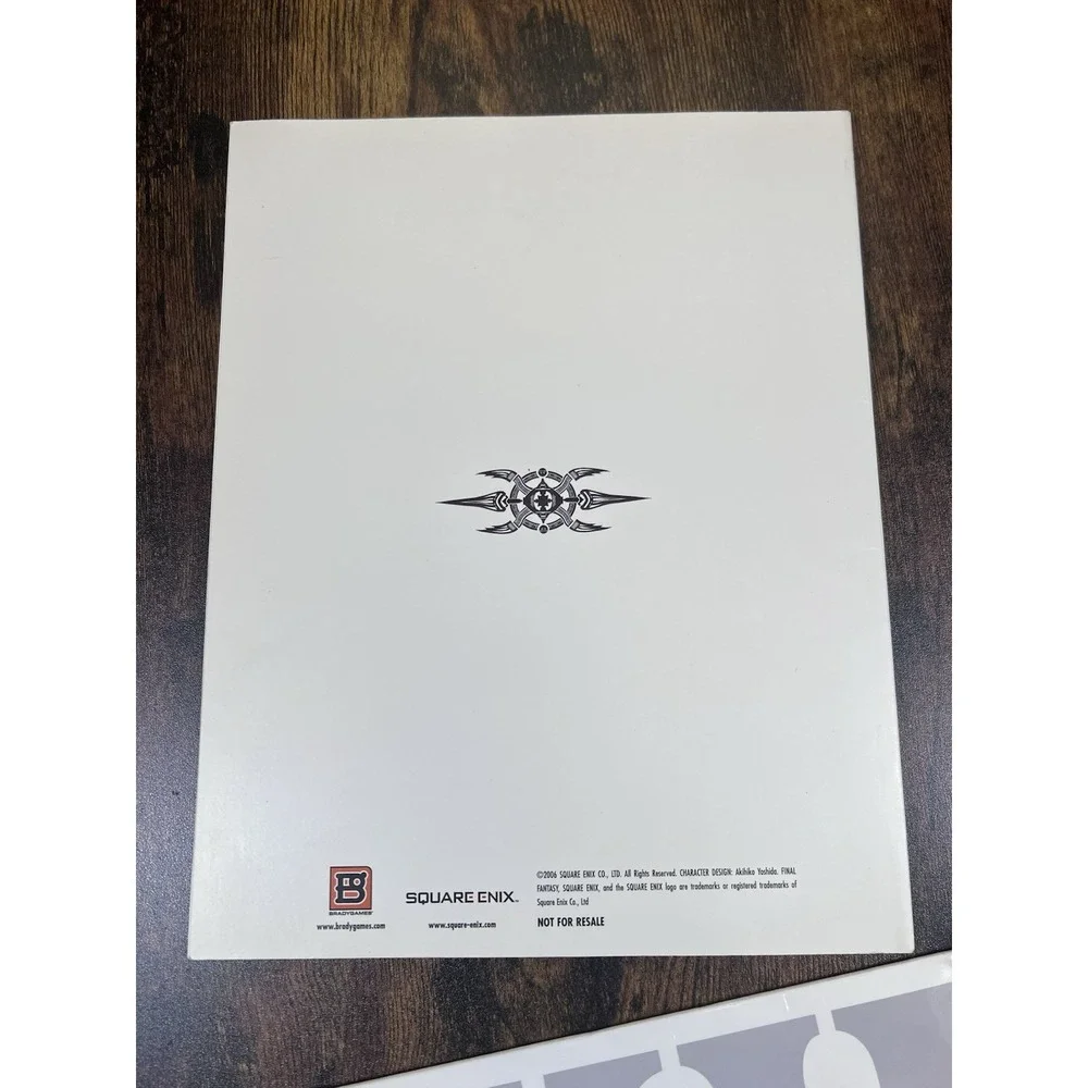 Final Fantasy XII Strategy Guide Limited Edition & Art Collection BradyGames Set